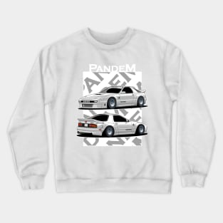 RX-7 FC With Pandem Widebody KIt Crewneck Sweatshirt